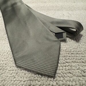 Farentino Ferre Tie Mens Silk Jacquard Check Pattern Italy Designer Business